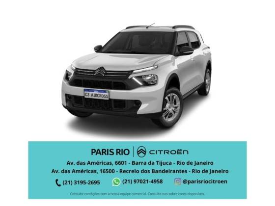 CITROËN C3 AIRCROSS 1.0 TURBO 200 FLEX FEEL CVT CITROËN C3 AIRCROSS 1.0 TURBO 200 FLEX FEEL CVT
